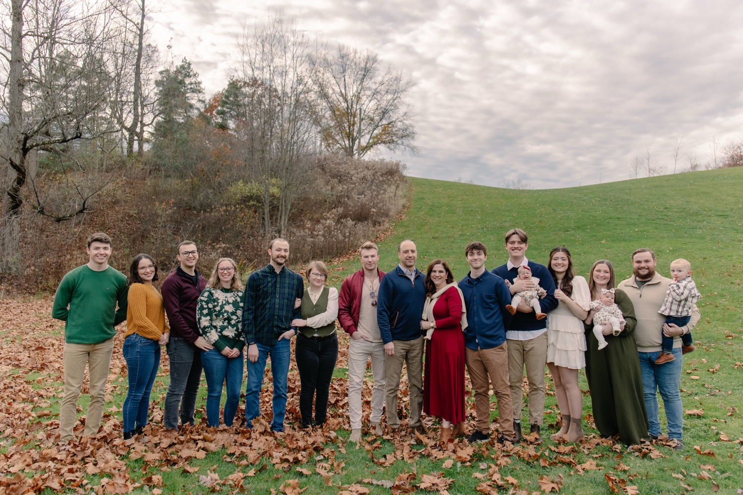 Dr. Hauman with his wife, children, and grandchildren