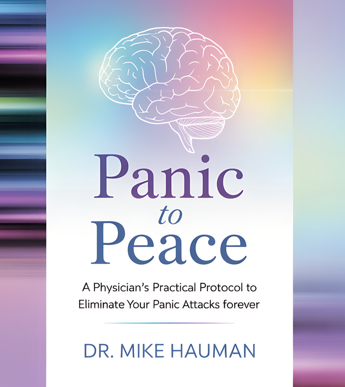 Book cover: Panic to Peace by Dr. Mike Hauman